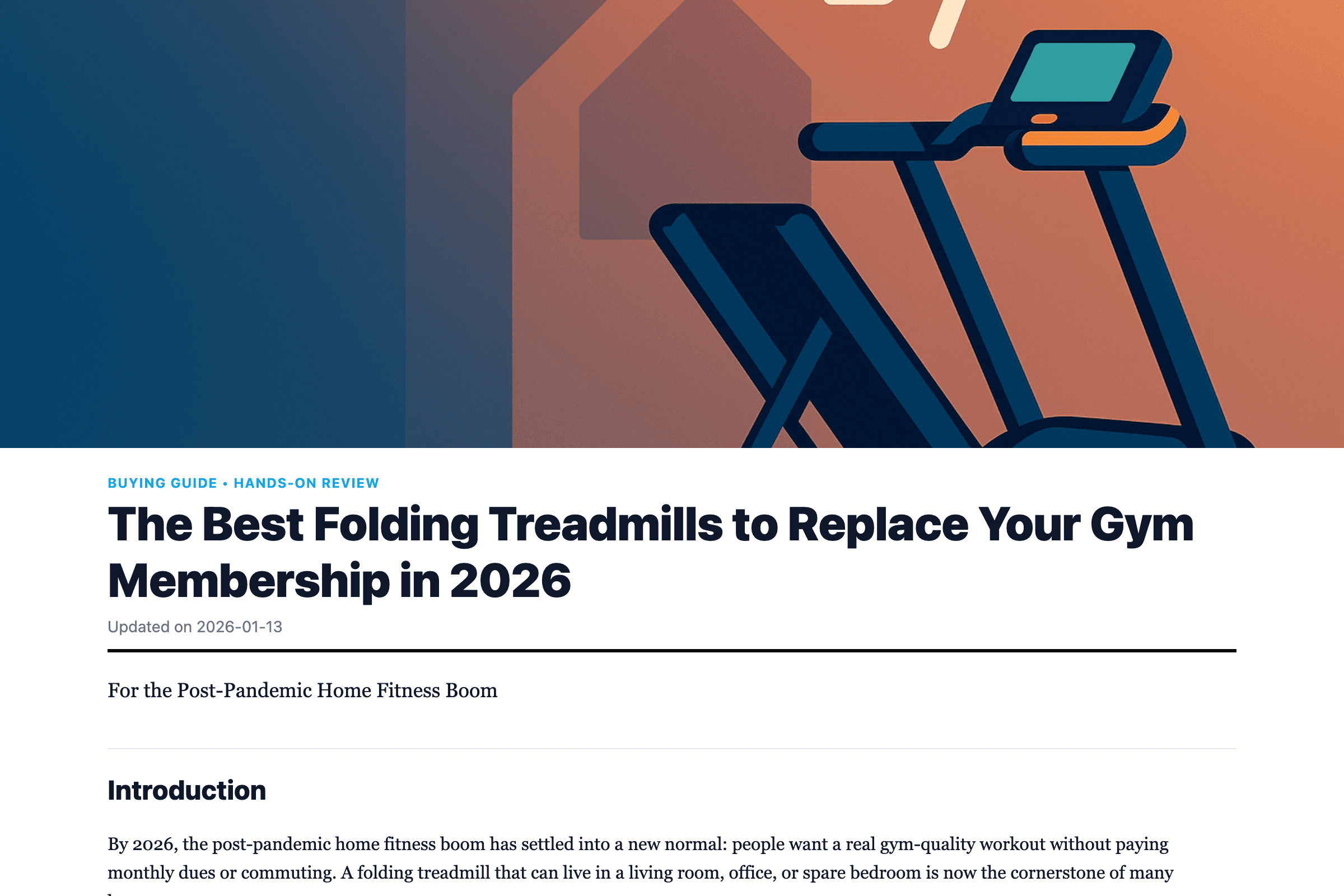 The Best Folding Treadmills to Replace Your Gym Membership in 2026