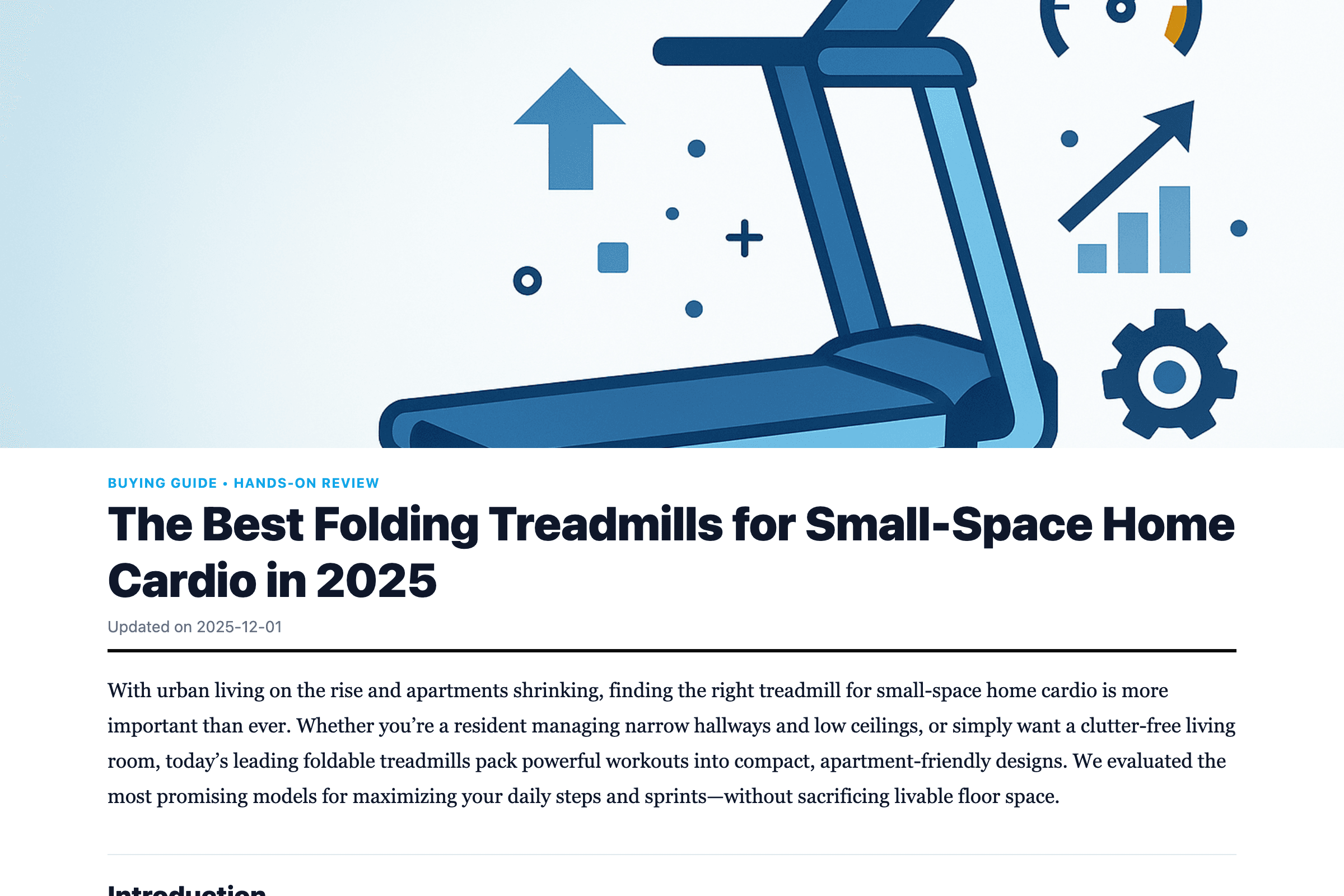 The Best Folding Treadmills for Small-Space Home Cardio in 2025